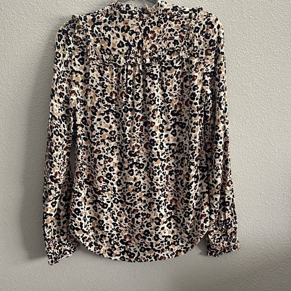 Maeve Katia Ruffled Buttondown top Size 0 - Picture 5 of 8